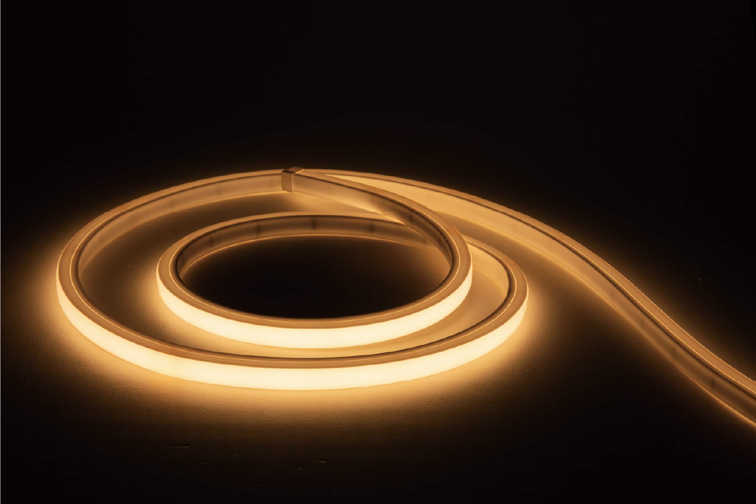 RLLNFTB1615 neon flex top bend LED strip light 16x15 mm PU silicone.