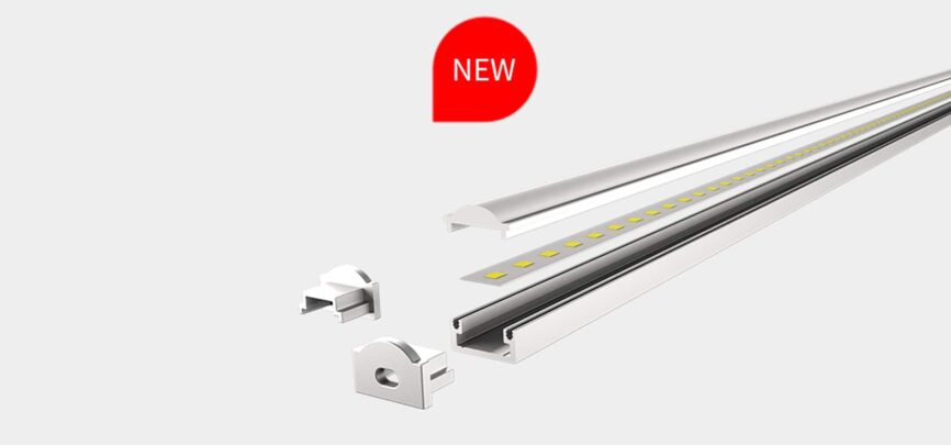 RHEALP1608-C slim LED profile light mounted in ceiling cove.