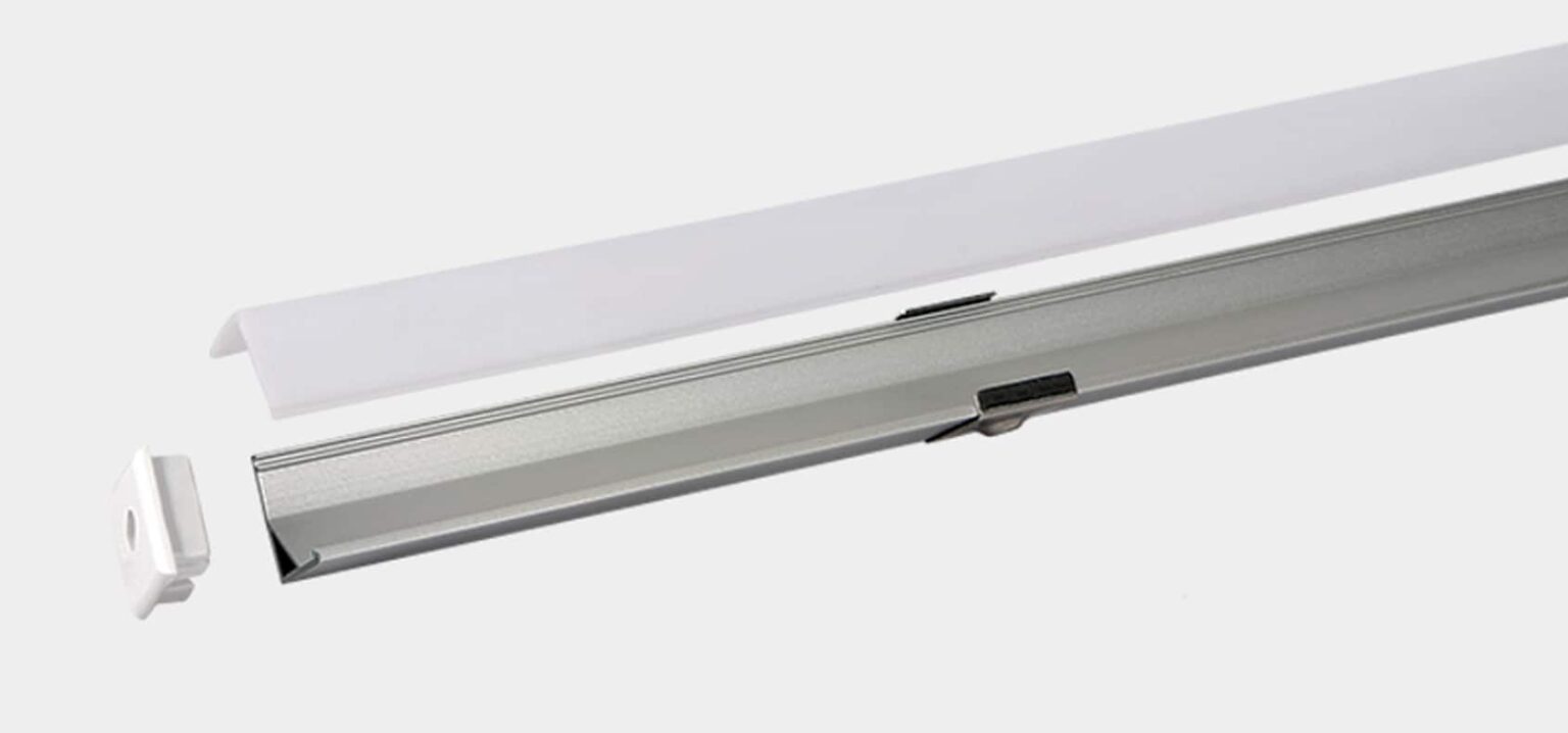 RHEALP1616-B profile LED light in architectural application.