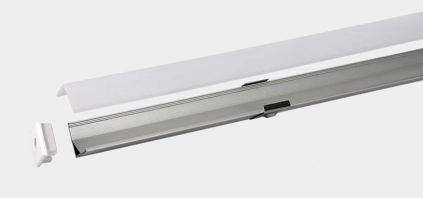 RHEALP1616-B profile LED light in architectural application.