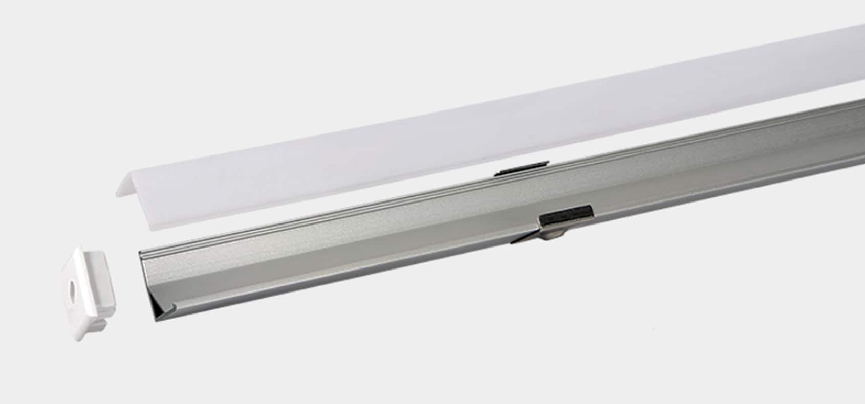 RHEALP1616-B profile LED light in architectural application.