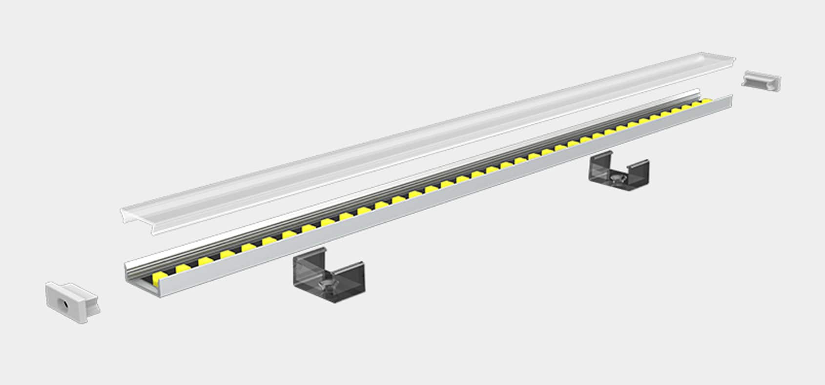 RHEALP1707K profile light in interior cove lighting.