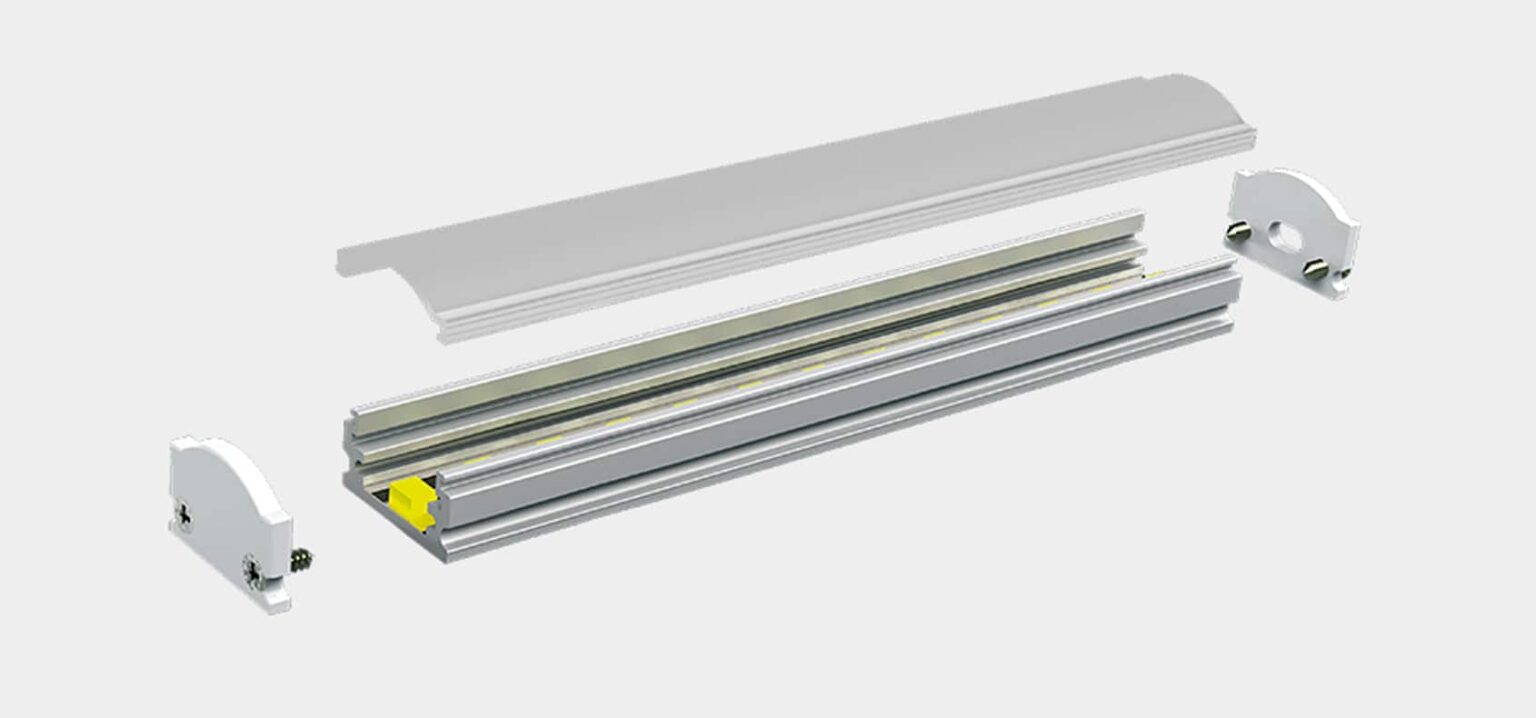 RHEALP1712 profile light recessed linear LED fixture