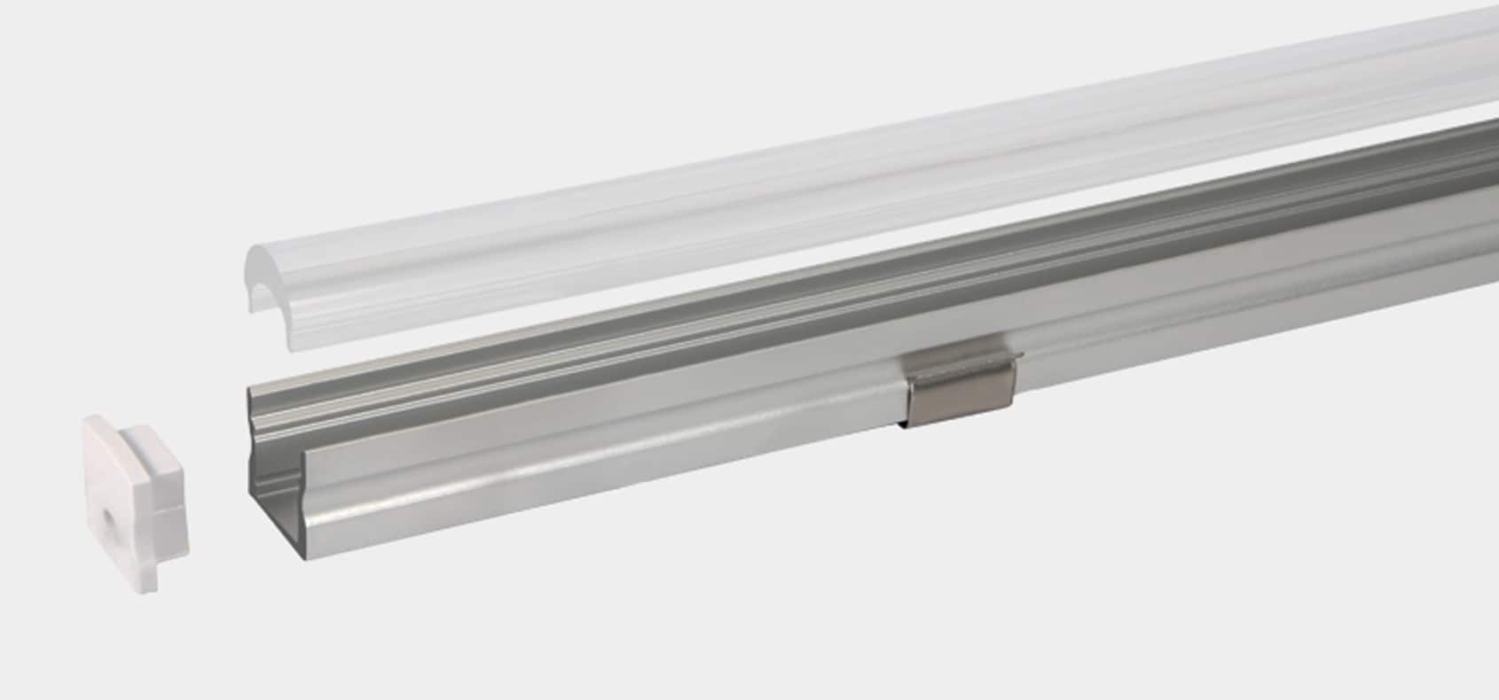 RHEALP1715-C linear LED profile light in aluminum housing.