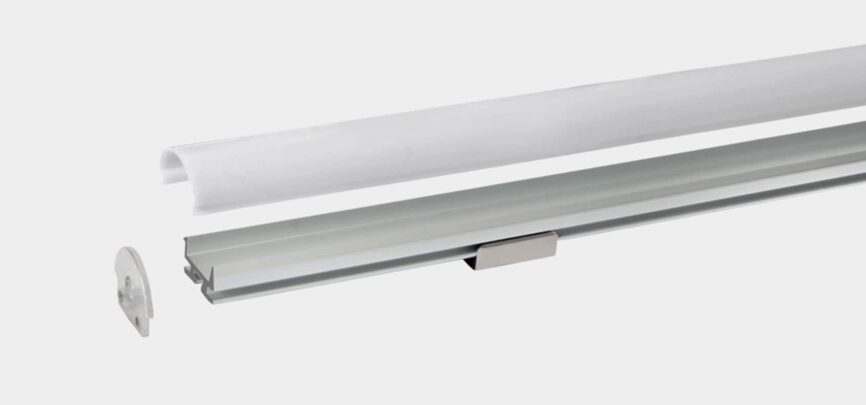 RHEALP1815 LED aluminium profile light installed in interior.