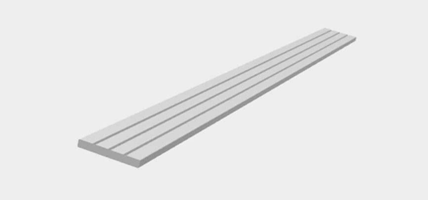 RHEA RHEALP2003 aluminium LED profile installed in ceiling cove lighting.