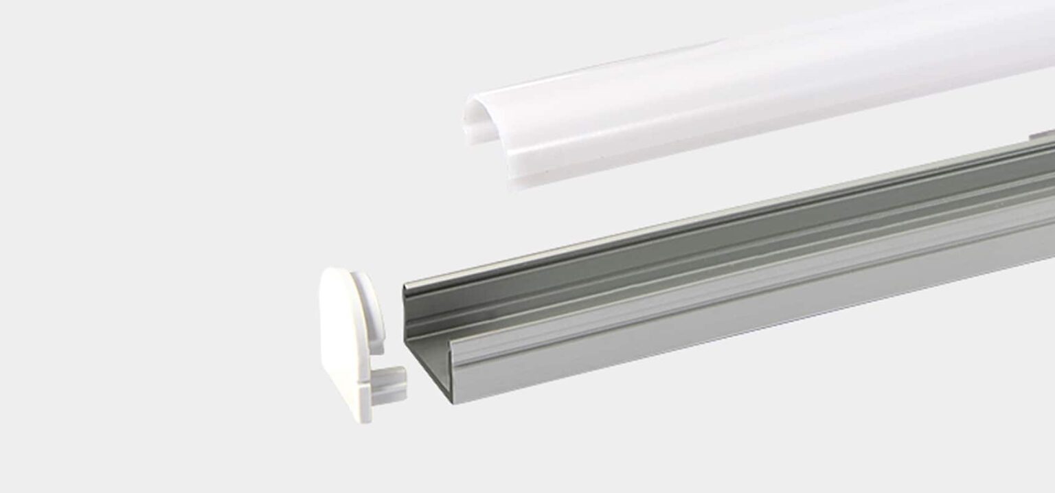 RHEALP2016 aluminium LED profile light channel by RHEA LED Linear.