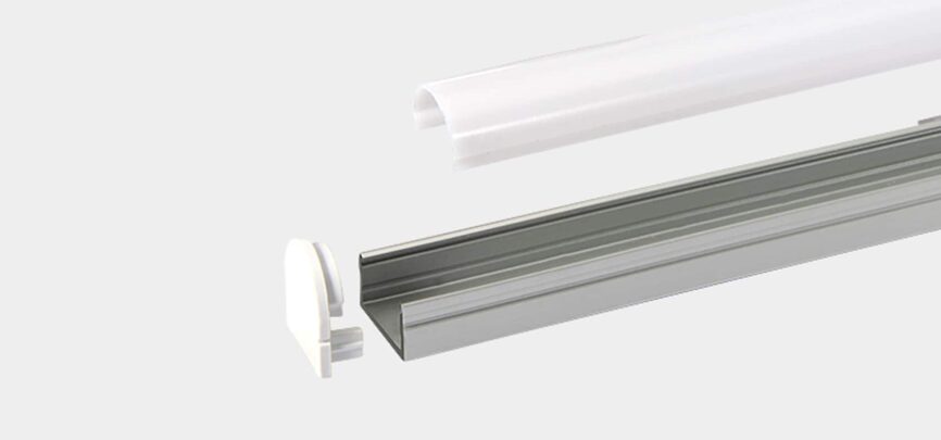 RHEALP2016 aluminium LED profile light channel by RHEA LED Linear.