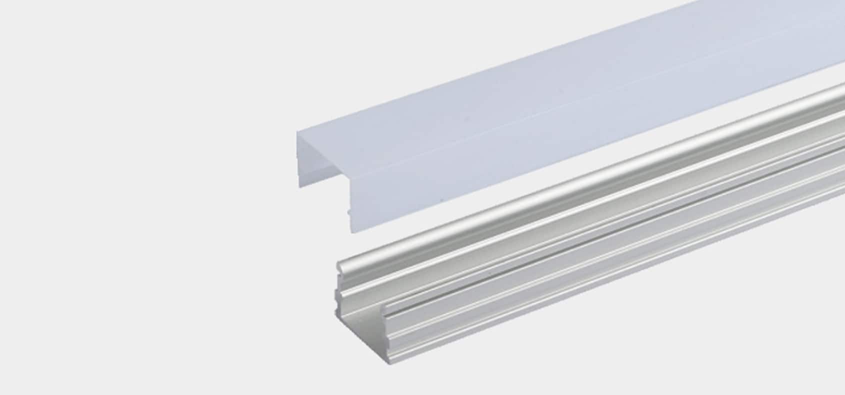 RHEALP2114 aluminium LED profile light installed in ceiling cove, RHEA LED Linear.