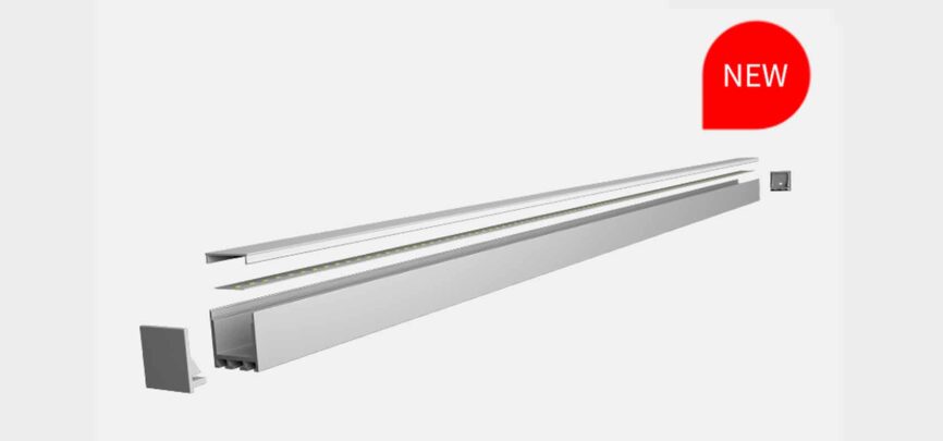 RHEALP3030F LED Aluminium Profile Light for Modern Interiors.