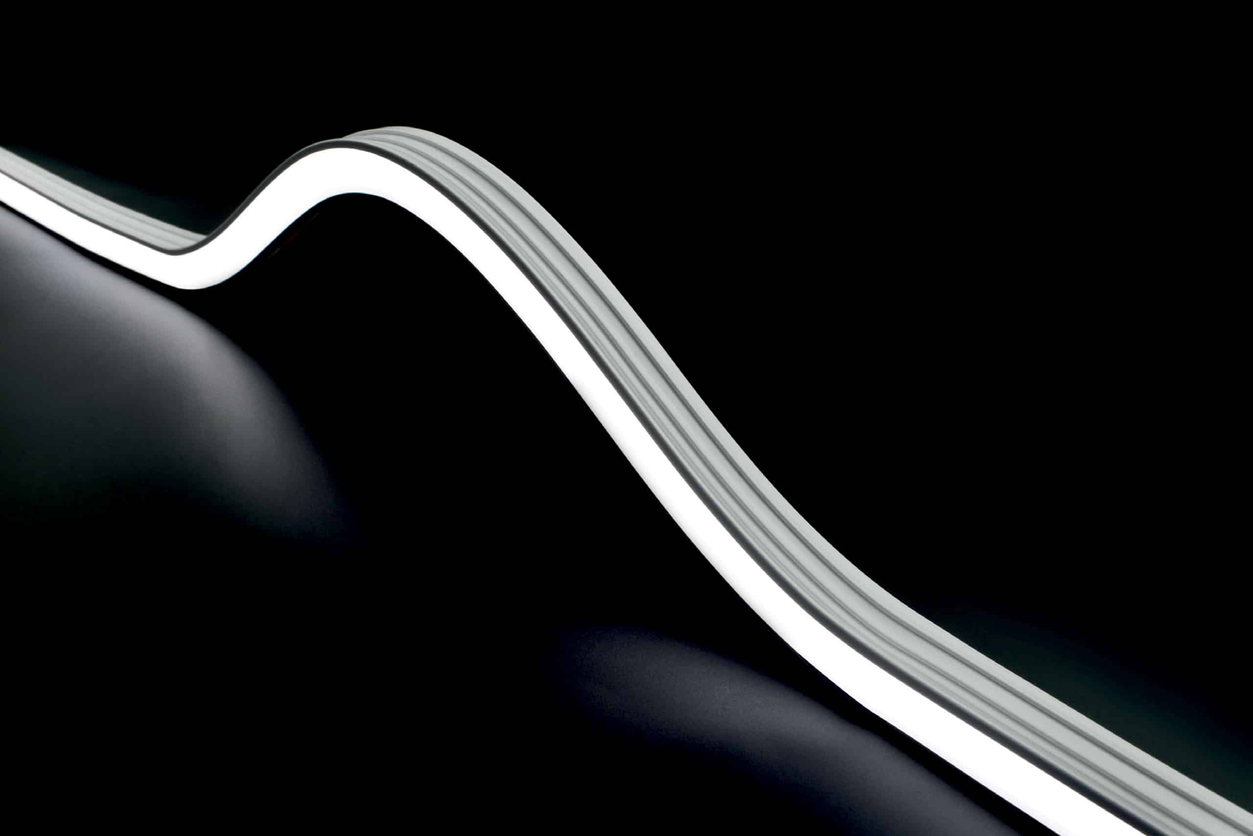 RLLNFSB1220E side‑bend LED neon flex lit in architectural installation