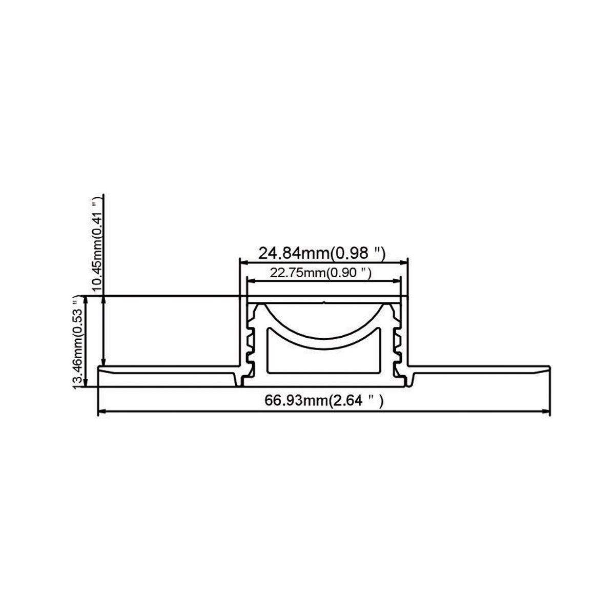 Plaster Board Ceiling Profile Lighting RHEALP215-RC - Image 4