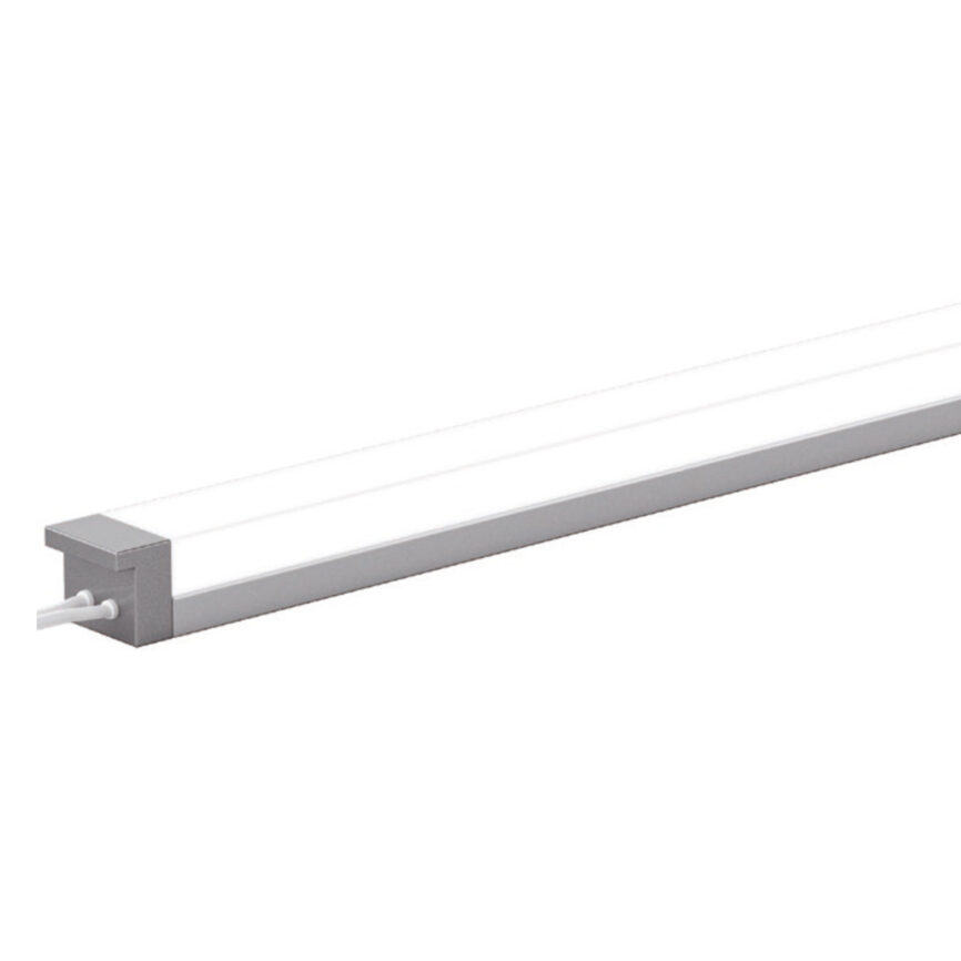 RLL-FL1010 LED profile light installed in a modern cabinet.