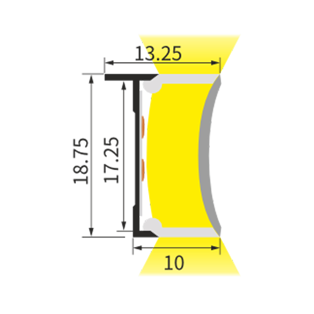 Sleek Cabinet Profile Lighting  RLL-FL1318 - Image 3