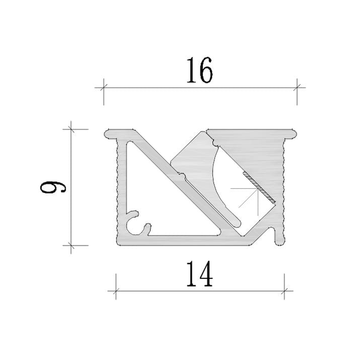 Sleek Furniture Profile Lighting  RLL 520-Y1609 - Image 3