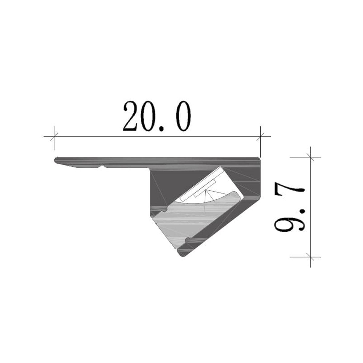 Sleek Furniture Profile Lighting  RLL 559-M2010 - Image 3