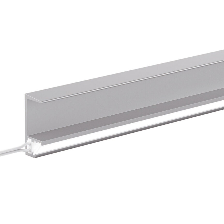 RLL-FL1130 LED profile light installed in a modern cabinet.