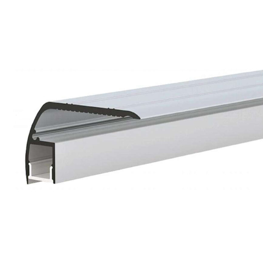 RLL-729-SS3922 LED profile light integrated into a modern handrail.