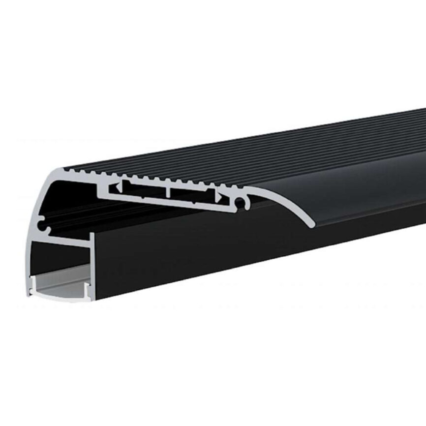 RLL-733-SS6327 LED profile light integrated into a modern handrail.