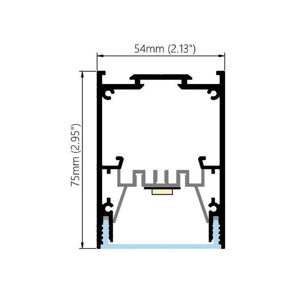 Water Proof Linear Profile Lighting  RLL-IP5475 - Image 3