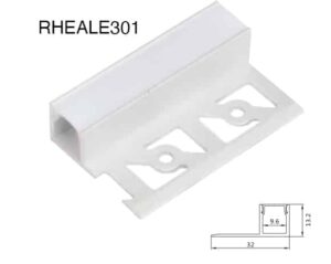 RHEALE301 aluminium LED profile 32×13.2 mm anodized finish