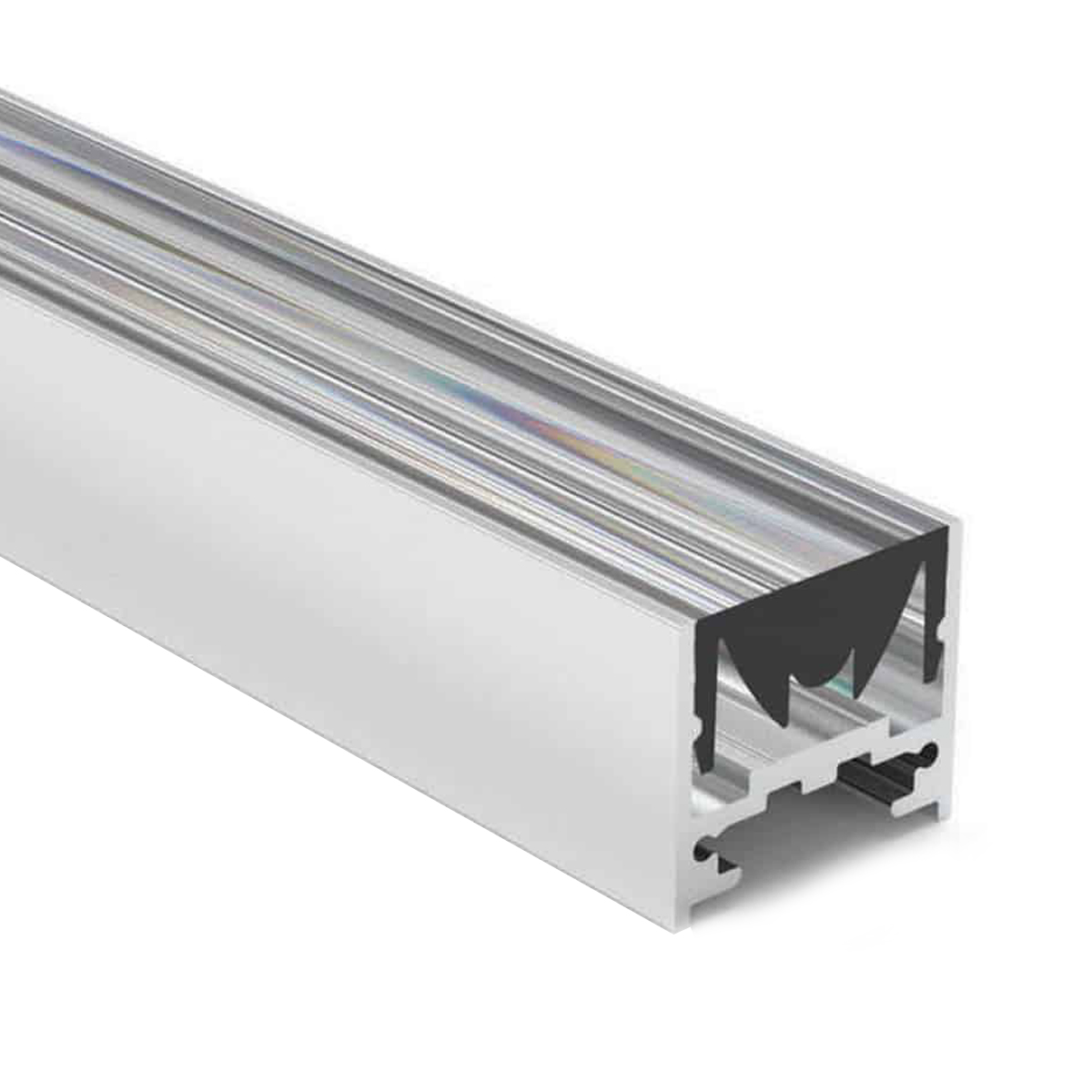 Focused LED light from RHEALP141 highlighting the texture of elegant curtains.