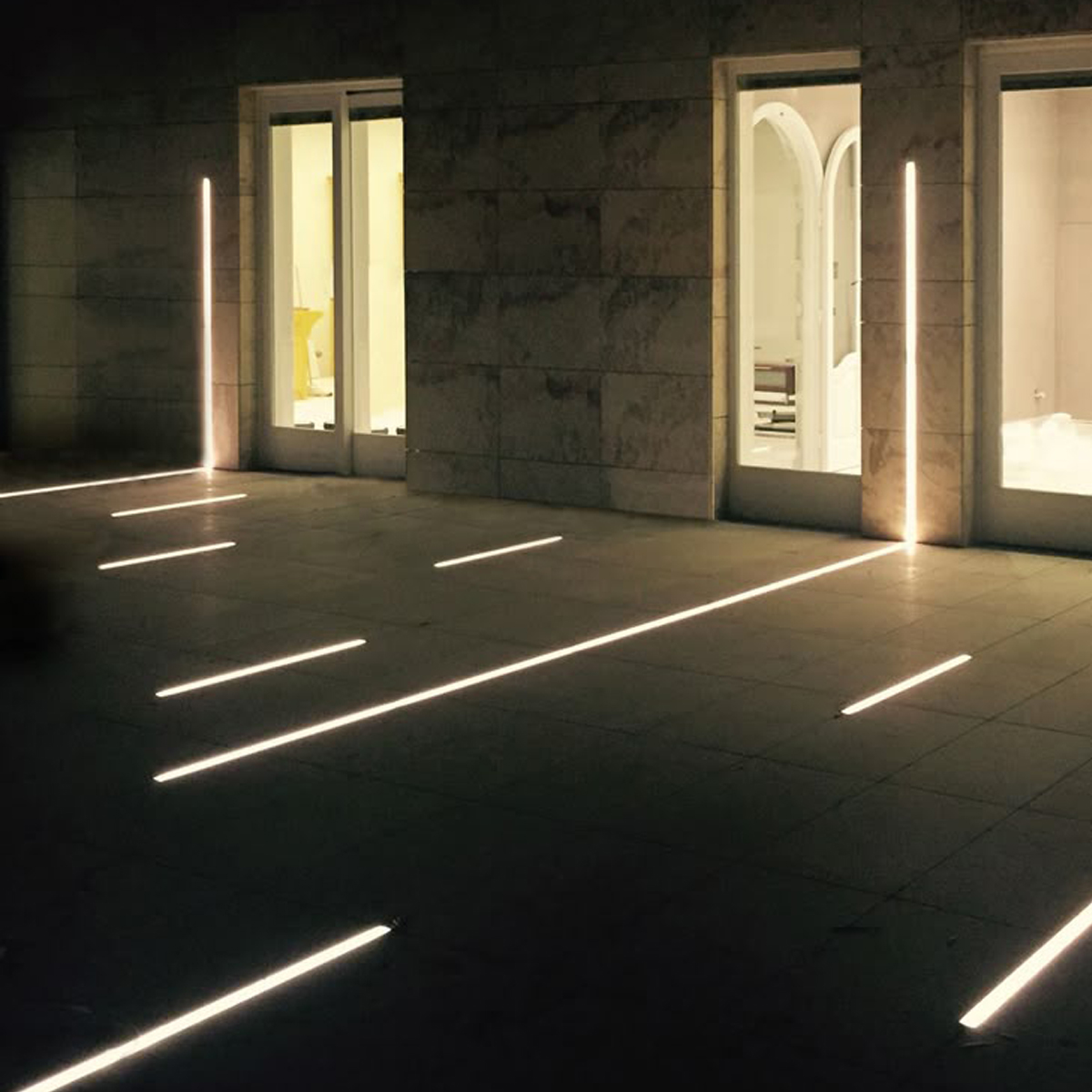 Recessed Floor Profile Lighting