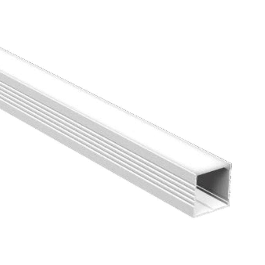 RLL-627-M3535 LED profile light suspended from a modern ceiling.