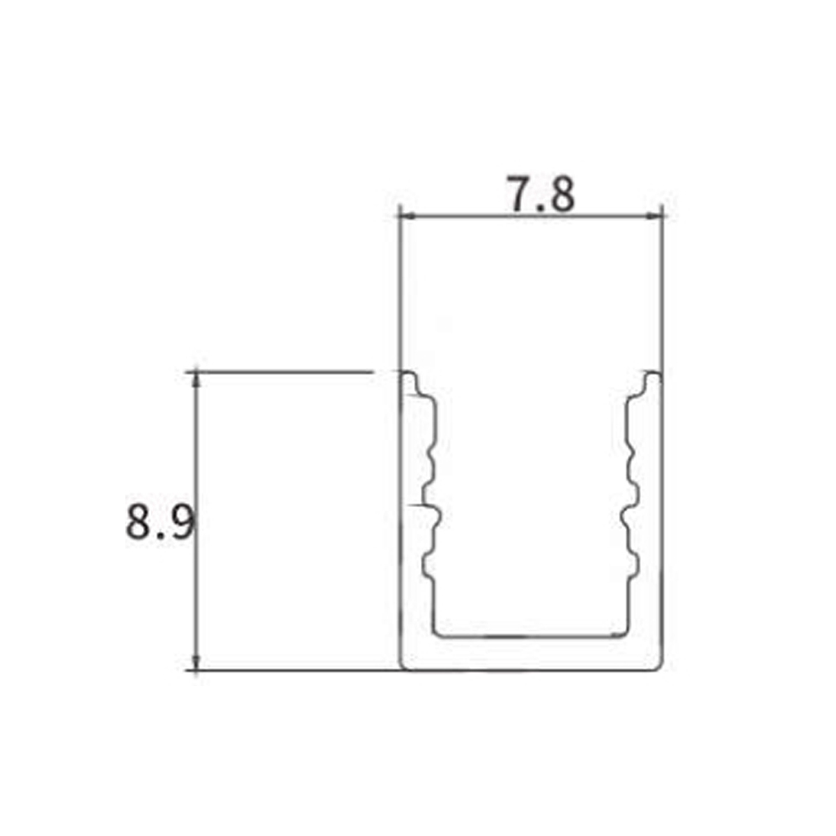 Sleek Cabinet Profile Lighting RLL-LD-X0809 - Image 3