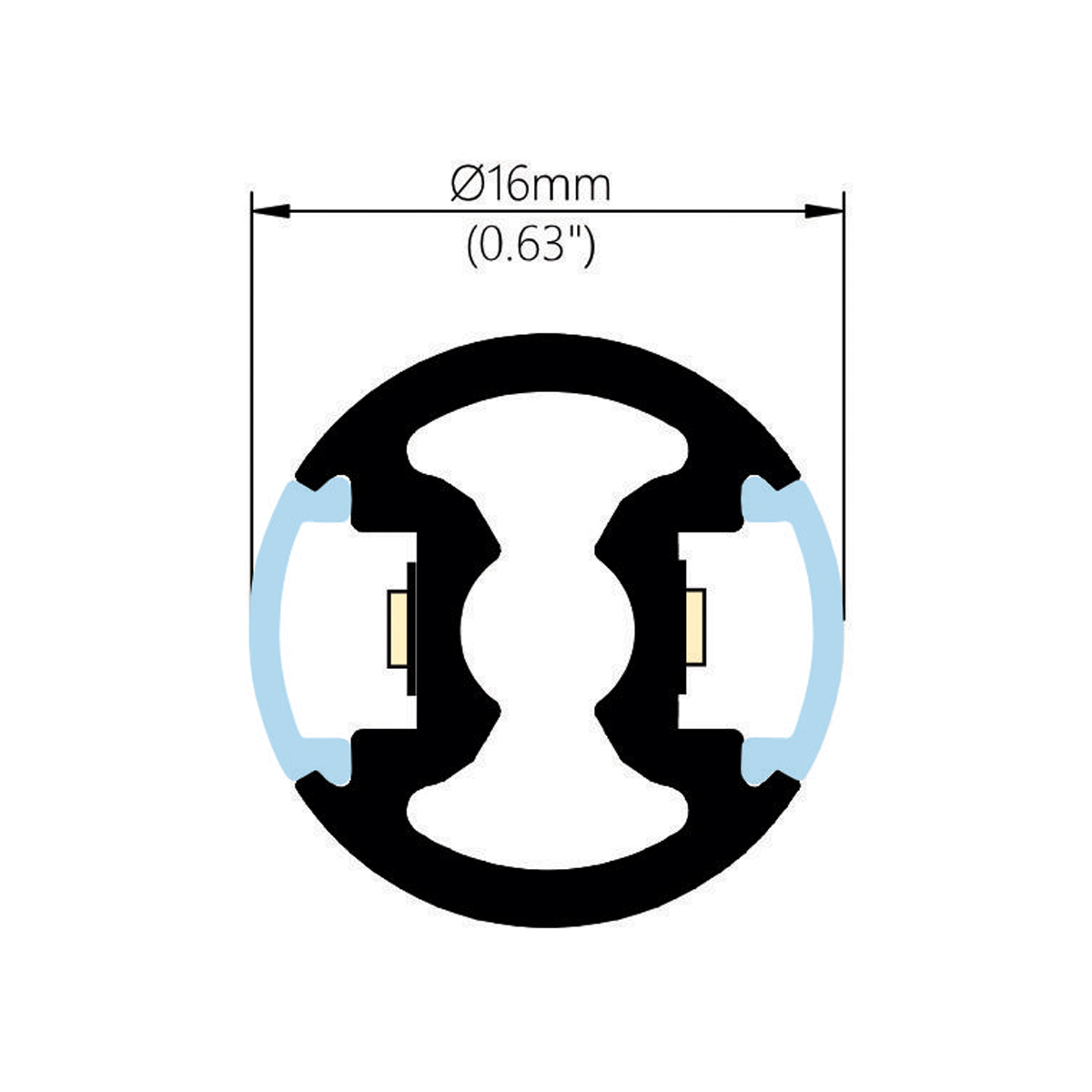 Sleek Ceiling Suspended Profile Lighting RLL-R16-2 - Image 3