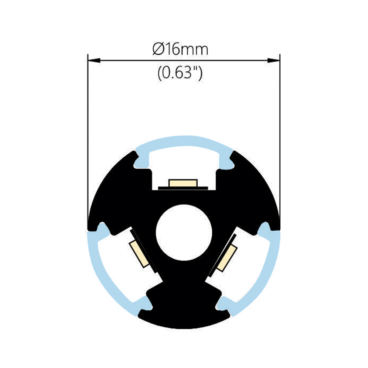 Sleek Ceiling Suspended Profile Lighting RLL-R16-3 - Image 3