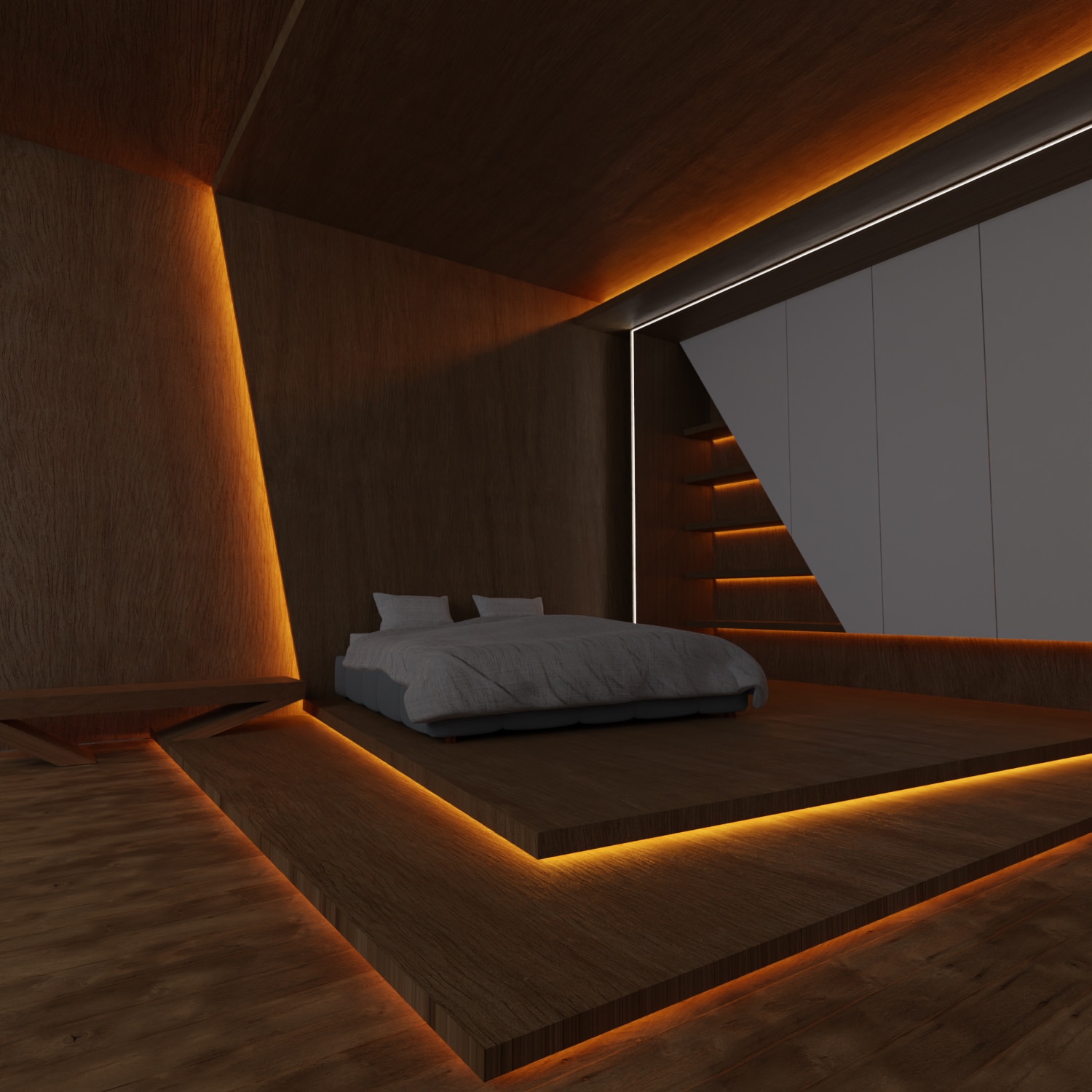 Supercove lighting by RHEA LED Linear – seamless ambient LED illumination for premium interiors and architectural designs